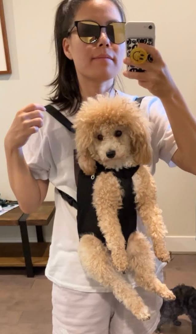 Selfie of me with my dog